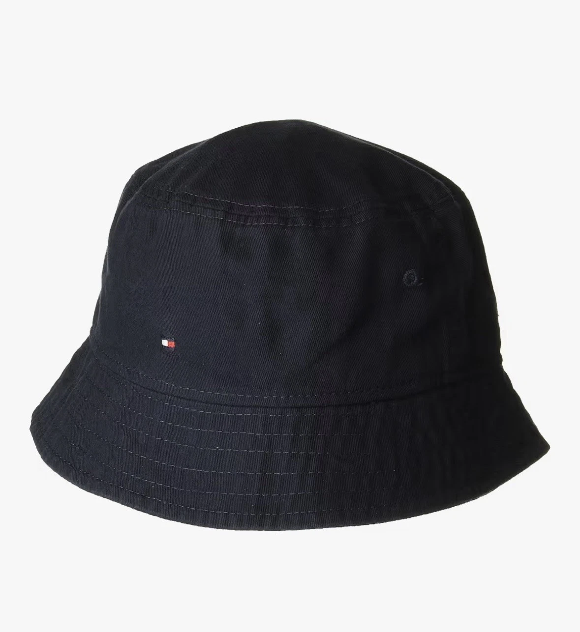 Hat Tommy Jeans Bucket Cap Unisex Cotton Dark Blue