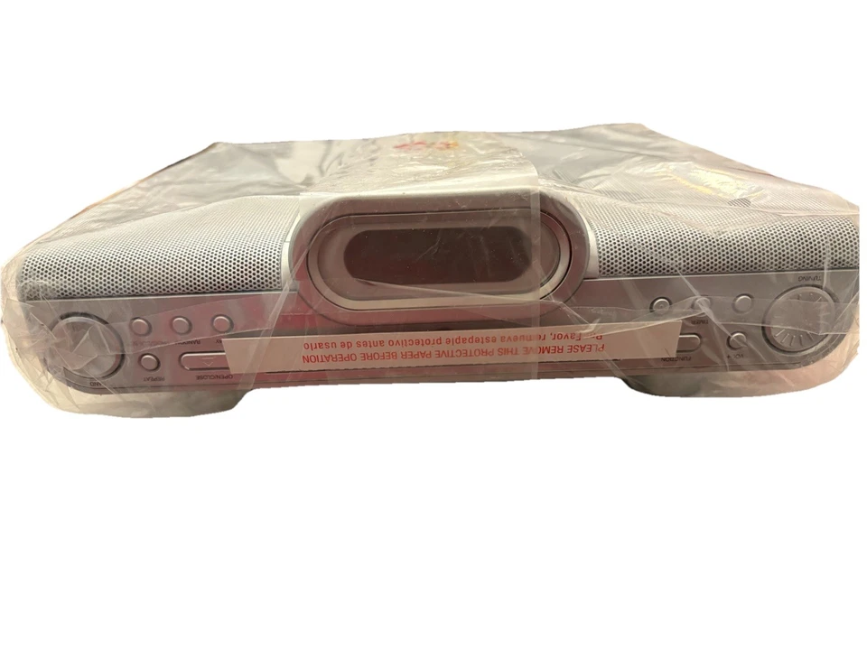 Rádio CD player GPX KC318S sob gabinete com controle remoto Leia a descrição - Imagem 3 de 4