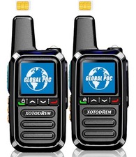 Global Lifetime Free Walkie Talkies Unlimited Range 4G LTE PoC Push-to-Talk Over