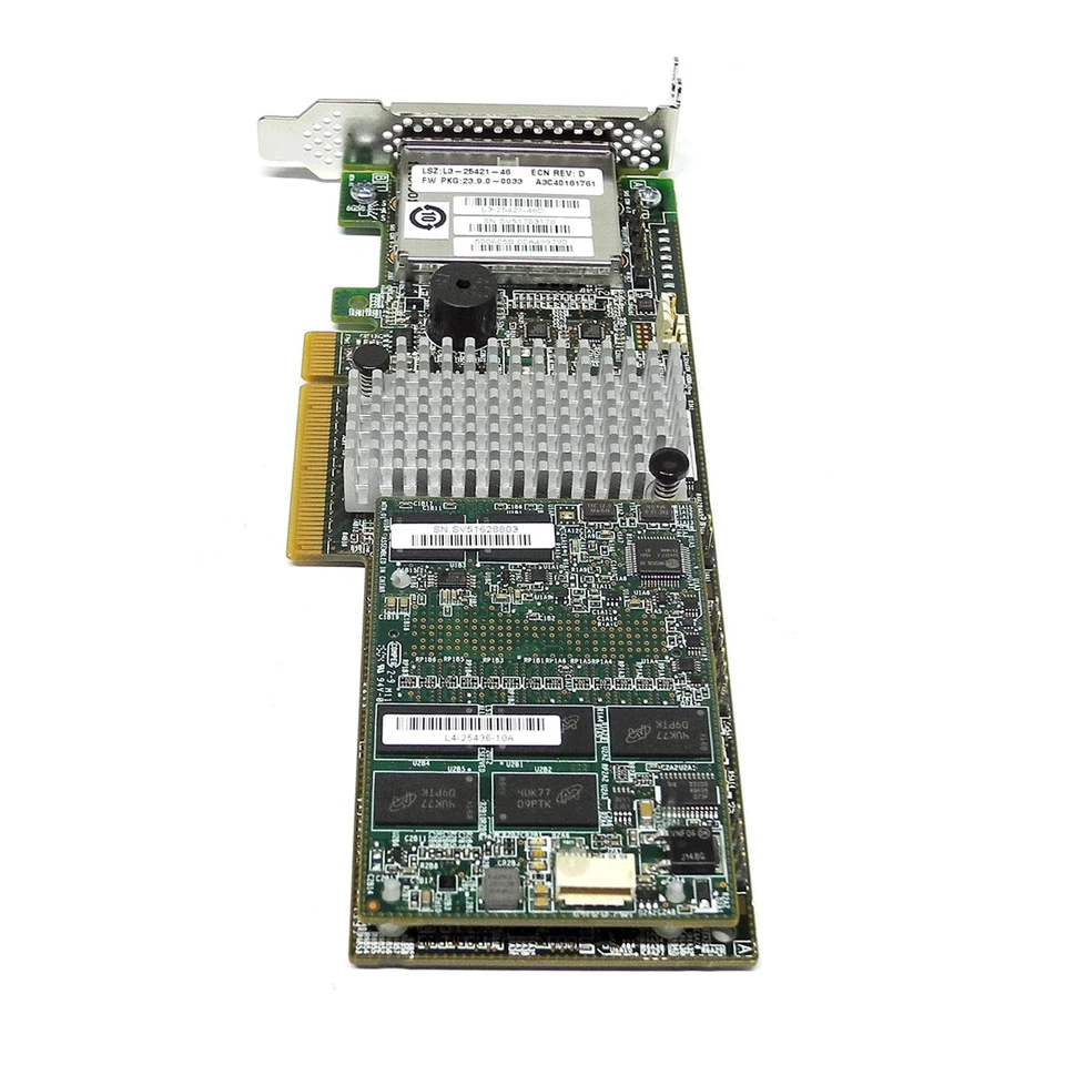 LSI Fujitsu MR SAS9286CV-8e 6Gb 1GB Cache PCIe x8 RAID Controller A3C40161761 LP - Immagine 4 di 4