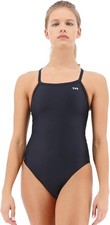  S/28 TYR Women  s Tyreco Solid Diamondback Swimsuit  Chlorine Resistant