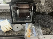Ronco Showtime Model 4000 Tested Clean Rotisserie & BBQ Oven Black Accessories