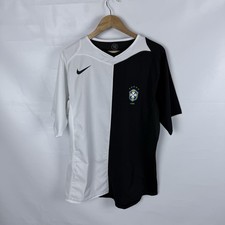 Vintage Nike Brazil Special Anti Racism Jersey Sz L 2004 2005  