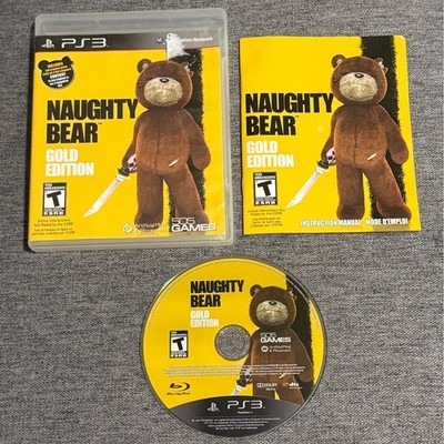 Naughty Bear Gold Edition Sony PlayStation 3 PS3 CIB Complete Tested