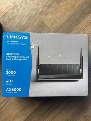 LINKSYS MR9600 Max-Stream AX6000 Dual-Band WiFi 6 Router