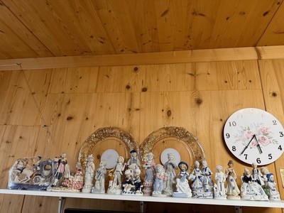  Porzellan Figuren- Kunst-Sammlerpuppe Großeltern-Selten-aus der GILDE HANDWERK 