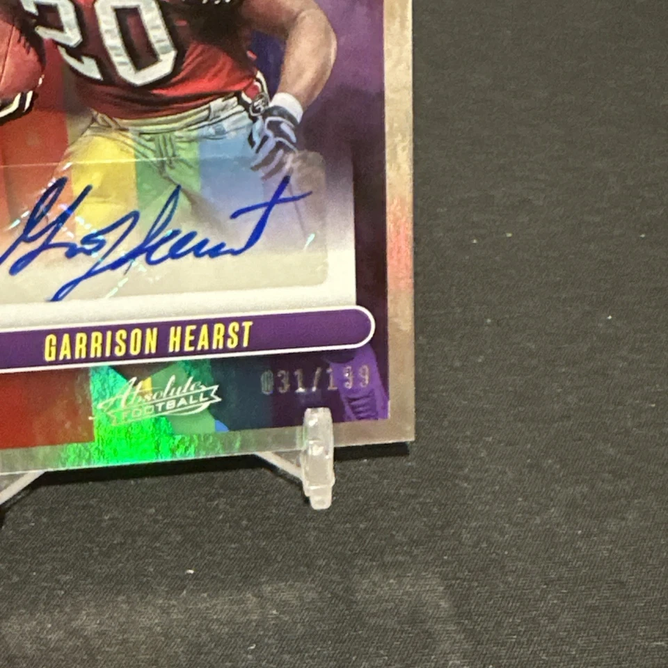 2023 Panini Absolute Garrison Hearst Spectrum Signatures Auto /199 49ers - Image 3 of 3