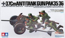 TAM35035 1:35 Tamiya 3.7cm Anti-Tank Gun Pak ...