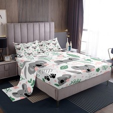 Feelyou Koala Full Sheet Set - Cute Cartoon Kids Bedding, Soft  Easy Care