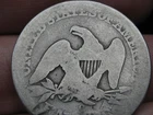 1849 O Seated Liberty Half Dollar- New Orleans, About Good Details