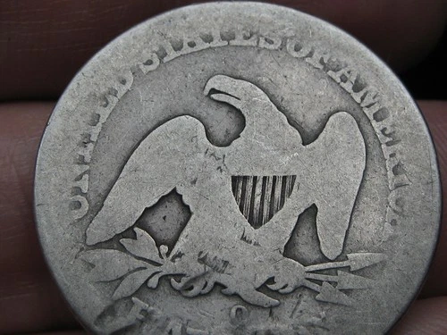 1849 O Seated Liberty Half Dollar- New Orleans, About Good Details