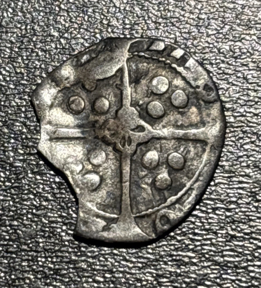 Penny de plata Durham, obispo John Sherwood 1485 dC Inglaterra rey Ricardo III AR Foto 4 de 4