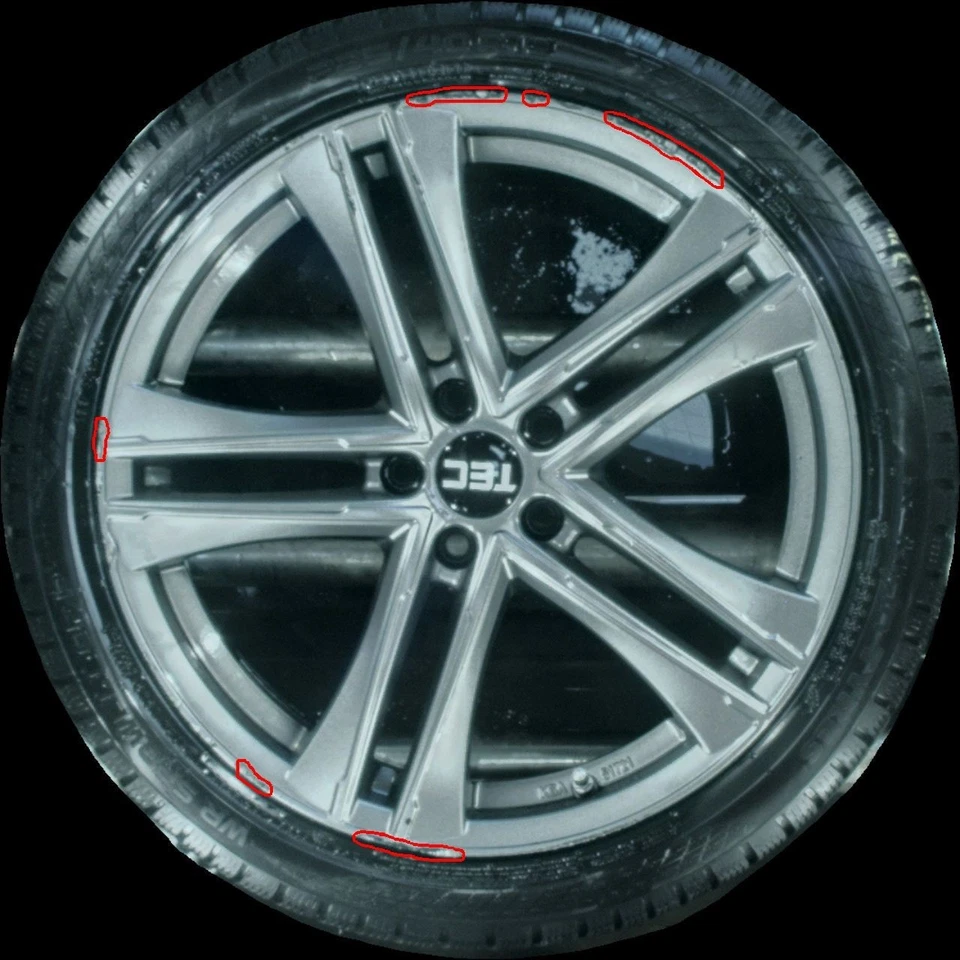 235/40 R19 Winterreifen VOLVO V60 19 Zoll Alufelgen Komplettsatz 4-7mm - Bild 3 von 4