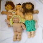 Vintage Cabbage Patch Kids TLC Lot Of 6 Dolls 15 Accessories 2 Hangers