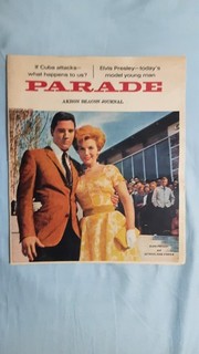 ELVIS PRESLEY = Original parade Newspaper Insert Magazine November 1962