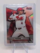 2025 Bowman’s Best Christian Moore Top Prospects Refractor #TP-2 - Angels