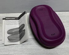 Tupperware Breakfast Maker Microwave Egg Omelet Cooker Inserts Manual Purple