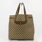 Sac fourre tout Gucci GG Supreme imbriqué A4 authentique occasion