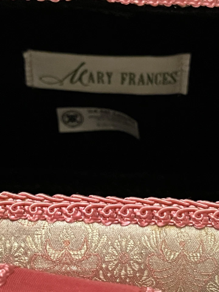 Bolso de mano vintage Mary Frances diseño floral con cuentas a mano con daños menores Foto 4 de 4