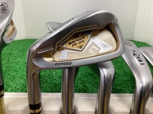 Lefty HONMA GOLF BERES IS-03 9pc Irons Set 5-11/A.S 2STAR ARMRQ8 49 Flex-R No HC - Picture 2 of 6