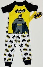 Batman Short Sleeve Pajamas with Pants For Toddlers 4T