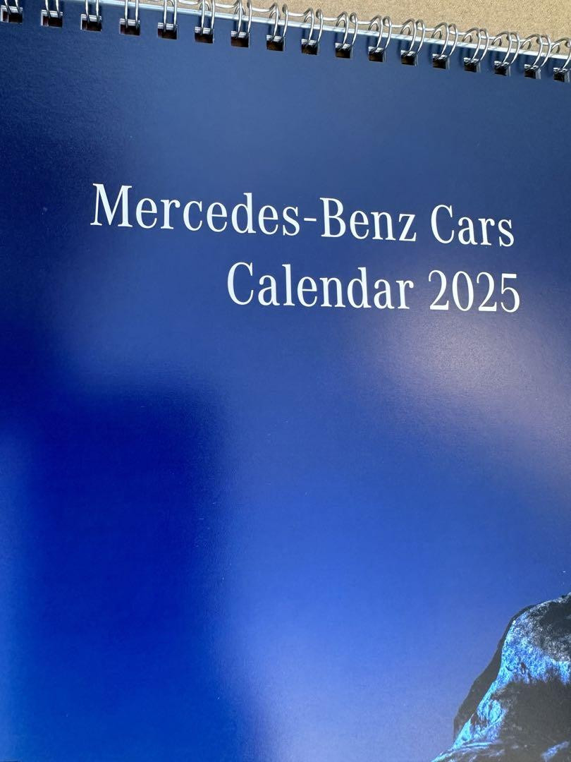 Mercedes Benz original 2025 wall Calendar Unused from japan