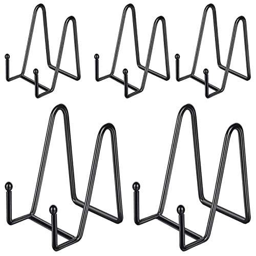 IBosins 5-Pack 4-Inch Plate Holder Display  Assorted colors , sizes 