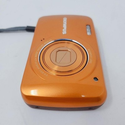 【美品】OLYMPUS VH-210 オレンジ　動作確認済 OLYMPUS VH-210 Orange Compact Digital Camera Tested Working Seller