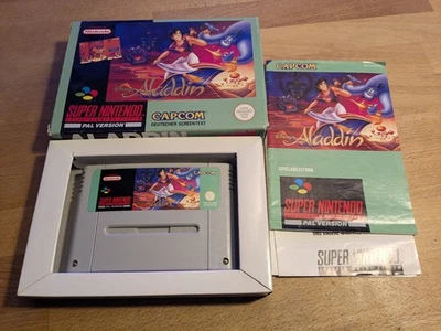 Aladdin Super Nintendo SNES PAL Contra OVP CIB - Bild 1 von 4