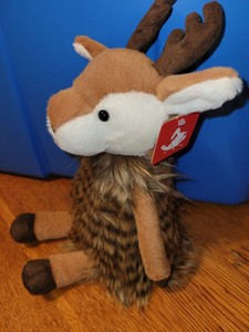 New W/Tags Aurora World Fancifur Brown Deer 12” Plush