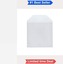 100 Pack Clear CPP Plastic CD DVD Sleeves 6 x 5 Inch 100 Micron with Flap Media