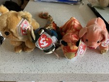 Ty Zodiac Beanie Babies Set of 4 All With Tags