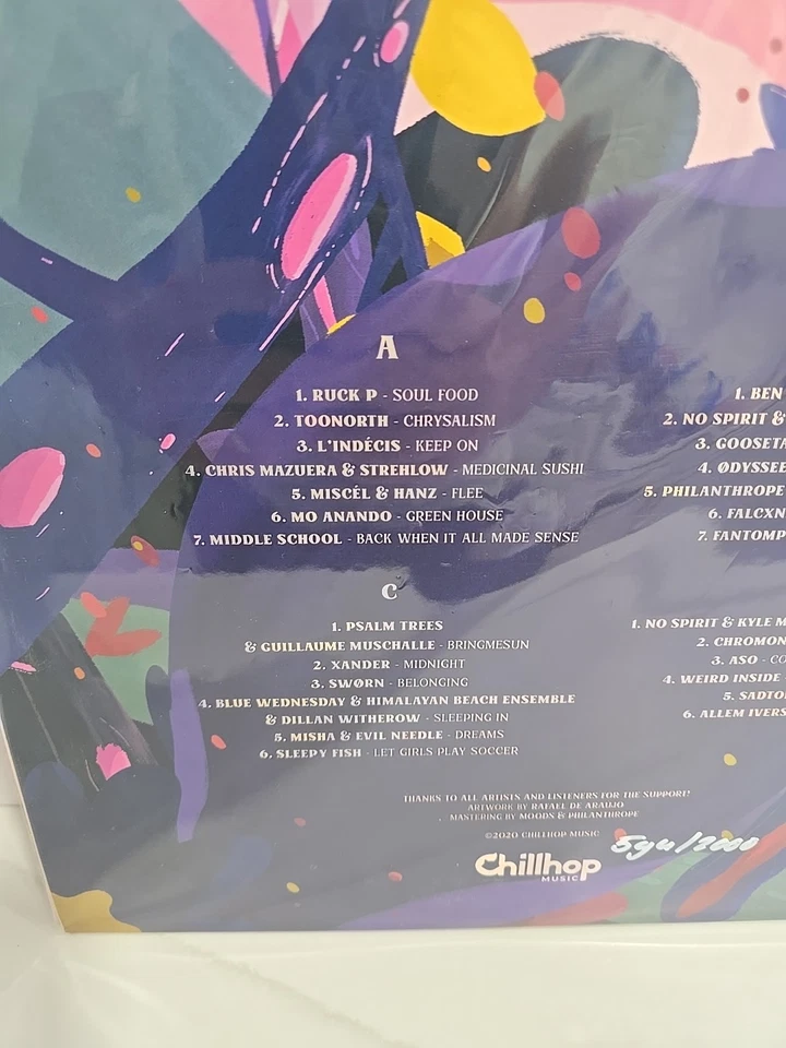 Chillhop Essentials Spring 2020 Various Limited #594 of 2K Purple Vinyl (2LP) - Image 3 of 4