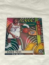 CHRIS PAUL 2019-20 DONRUSS OPTIC EXPRESS LANE SILVER PRIZM THUNDER