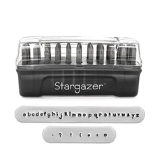 ImpressArt Stargazer Font Lowercase Metal Stamps DIY Jewelry- Steel Punches