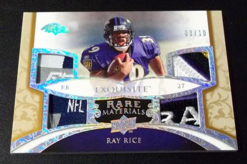 (#03/10) Rc NFL Tag Reebok Logo Team Jersey Patch Ray Rice Rookie 2008 Exquisite - Picture 2 of 3
