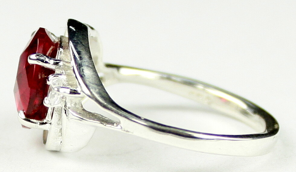 CREATED RUBY Sterling Silver Ring -Handmade • SR021 | eBay