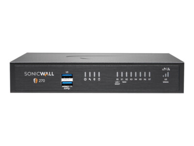 SonicWALL TZ270 Firewall  2YR Secure Upgrade Plus Threat Edition 02-SSC-7309 NEW