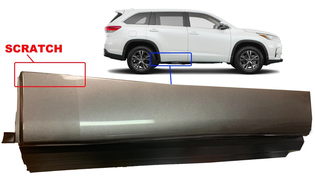OEM 2014-2019 Toyota Highlander Rear Door Lower Molding Right Side 