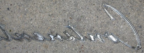 1962 Lincoln Continental Rear Quarter Fender Emblem Chrome Used C2VB 61 62 63 - Picture 8 of 9