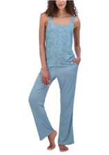 Live2Lounge Women's LOUNGE PANT, Blue, MEDIUM