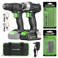 GALAX PRO 20V 2-speeds Drill Driver and Impact Driver Combo Kit, Cordless, 1pcs