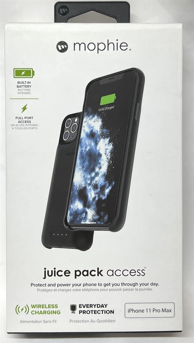 Mophie Juice Pack Access Battery Case for iPhone 11 Pro Max, Black