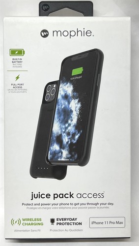 Mophie Juice Pack Access Battery Case for iPhone 11 Pro Max, Black - 第 1/4 張圖片