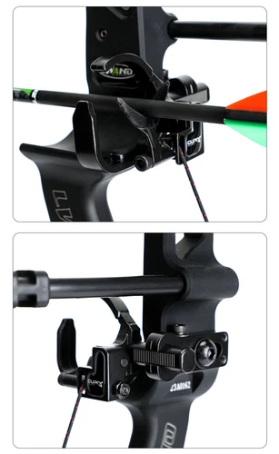 Adjustable Right Hand Archery Drop Away Arrow Rest Compound Bow Hunting Black - Picture 12 of 14
