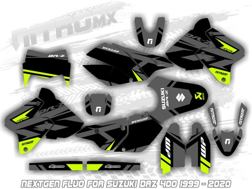 NitroMX Graphics Kit SUZUKI DRZ 400 E SM 1999 - 2015 2016 2017 2018 2019 2020 MX - 第 1/1 張圖片