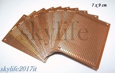 10 pz Basetta millefori 7x9 cm 70x90 mm monofaccia bachelite sperimentale