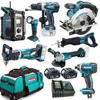 Makita 18V Akku Set - DDA460 Zk Winkelbohrmaschine Combo Kit Inkl. DHP458 +++