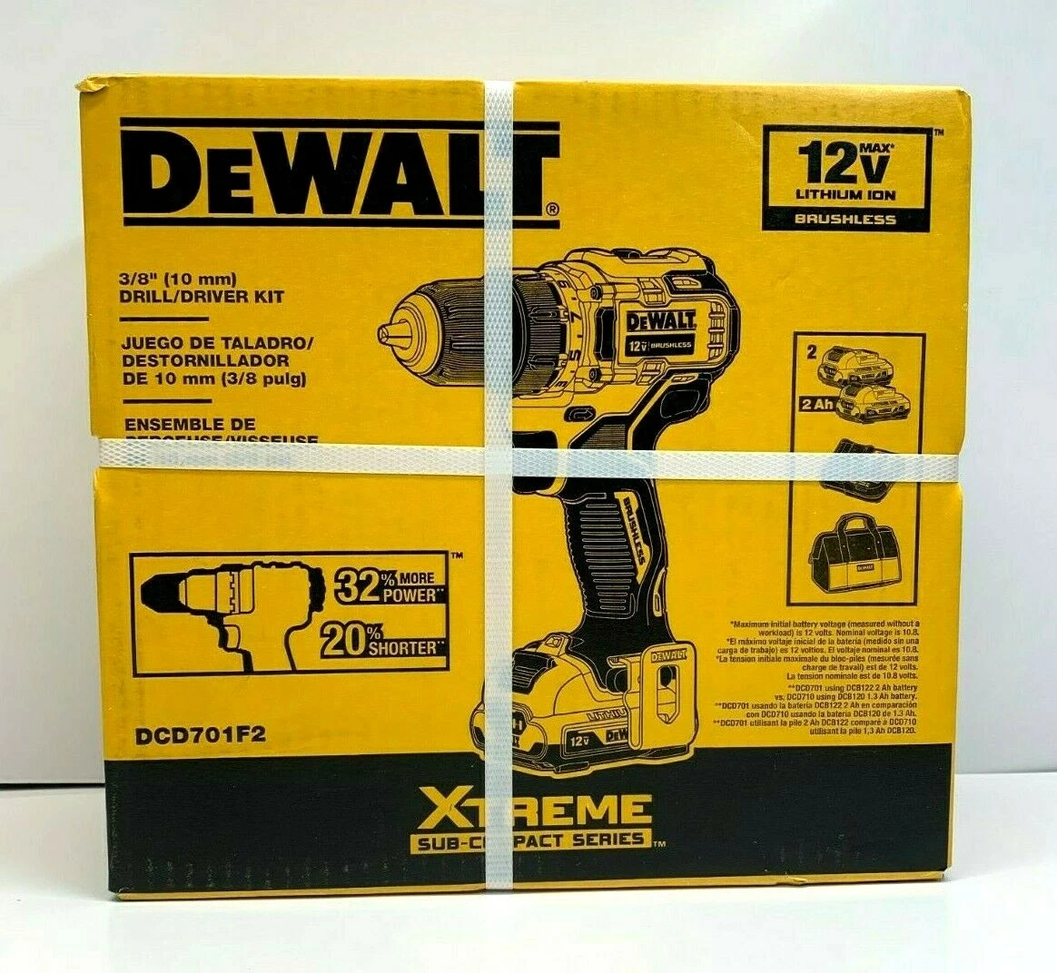 12V Cordless 3/8 in. Drill/Driver Kit