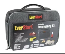 EverStart Roadside Emergency Kit (Booster Cables, First Aid Kit, Tow Strap, ETC.